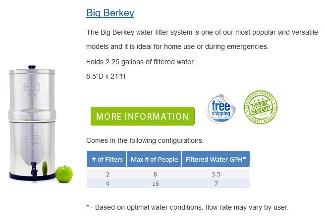 big berkey water filter